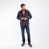 Weird Fish Men's Tyburn Check Fleece Shacket Navy 4XL