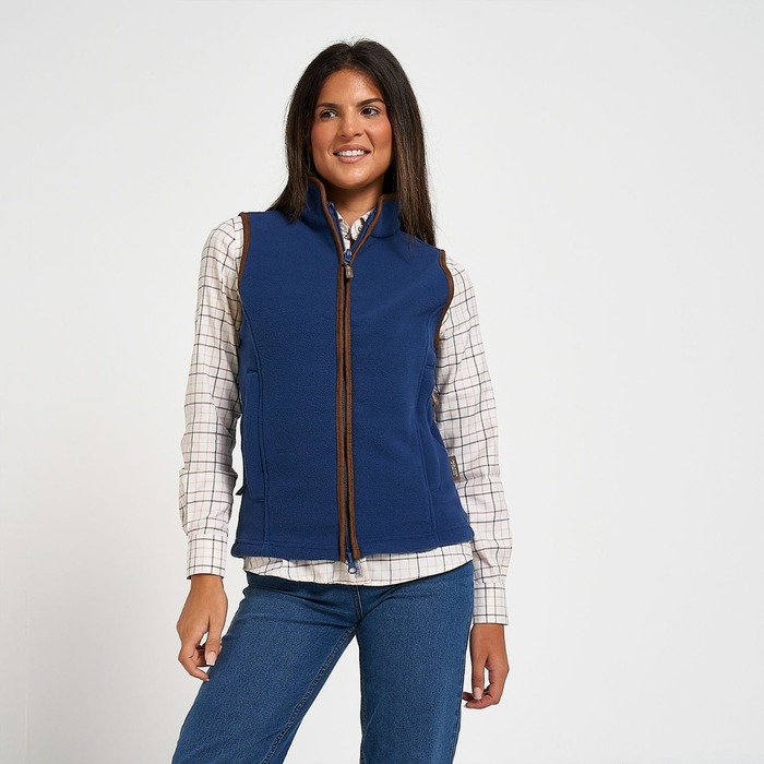 Jack Pyke Ladies Country Fleece Gilet Denim Medium