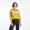 Weird Fish Women's Lowell Fair Isle Jumper Antique Moss 8