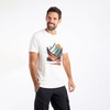 Weird Fish Aspect Mountains Organic Cotton Artist T-Shirt Dusty White 4XL