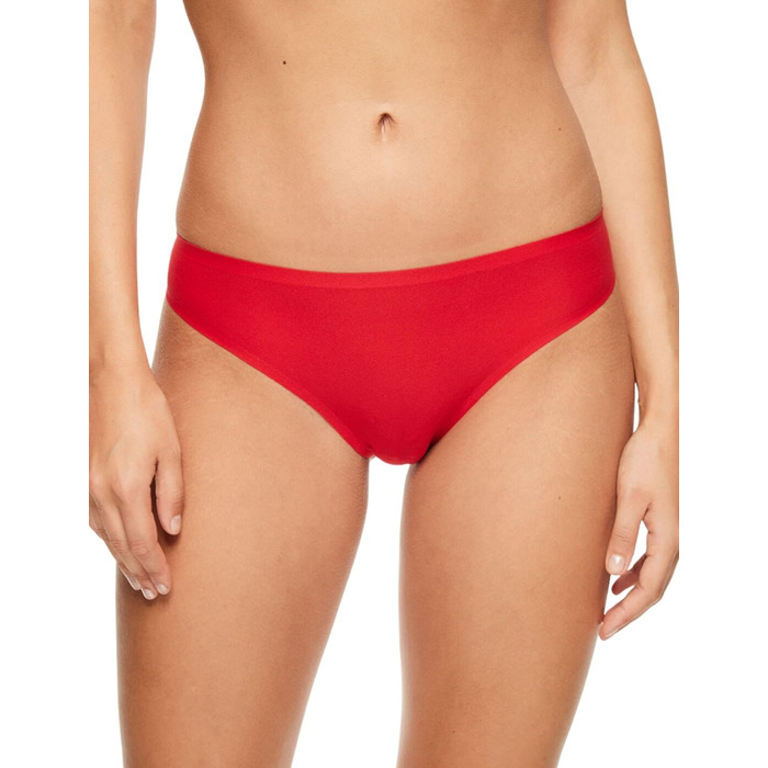 Chantelle Soft Stretch Thong - Poppy Red - One Size