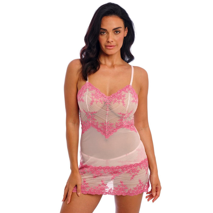 Wacoal Embrace Lace Chemise - Ballet Slipper/Chateau Rose - 2XL - 18