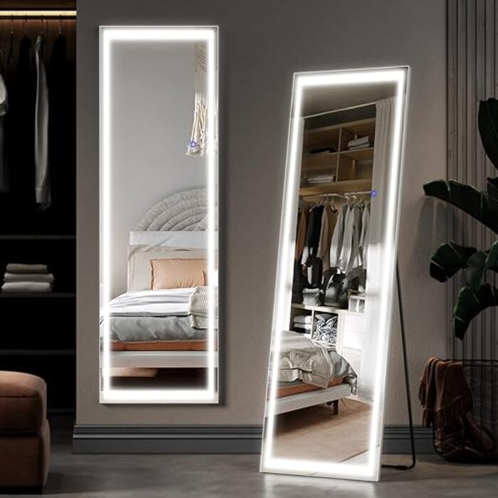 ELEGANT LED Full Length Dressing Mirror with Lights - 160x50 cm