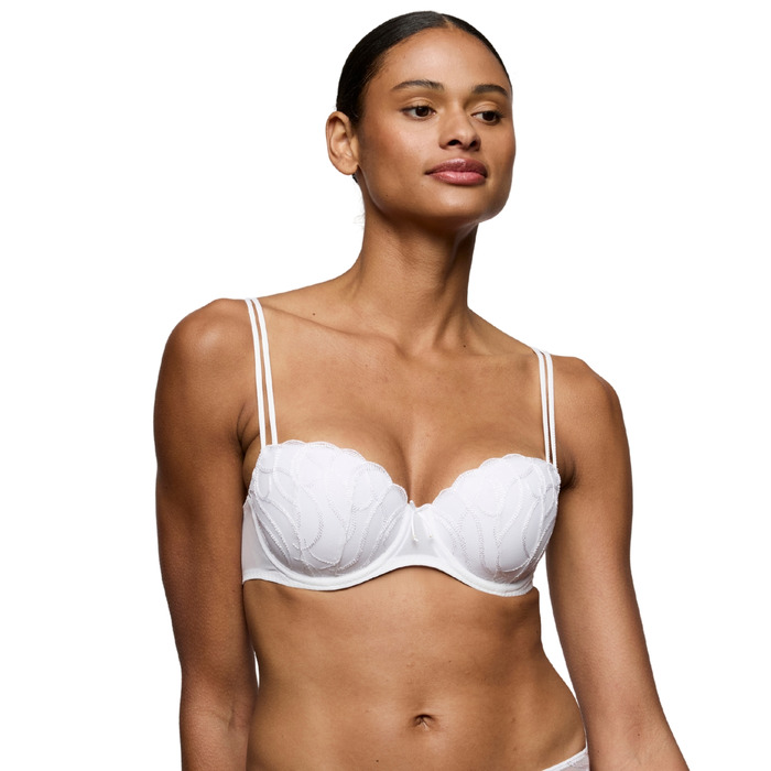 Marie Jo Heleen Padded Balcony Bra - White - 36E
