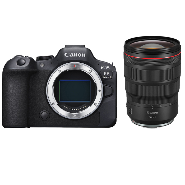 Canon EOS R6 Mark II Mirrorless Camera with RF 24-70mm f/2. 8L IS USM Lens