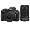 Canon EOS R50 Mirrorless Camera with RF-S 18-45mm and RF-S 55-210mm STM Lenses