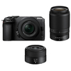Nikon Z30 Mirrorless Camera with Z DX 16-50mm, Z DX 50-250mm and Z 40mm Lenses