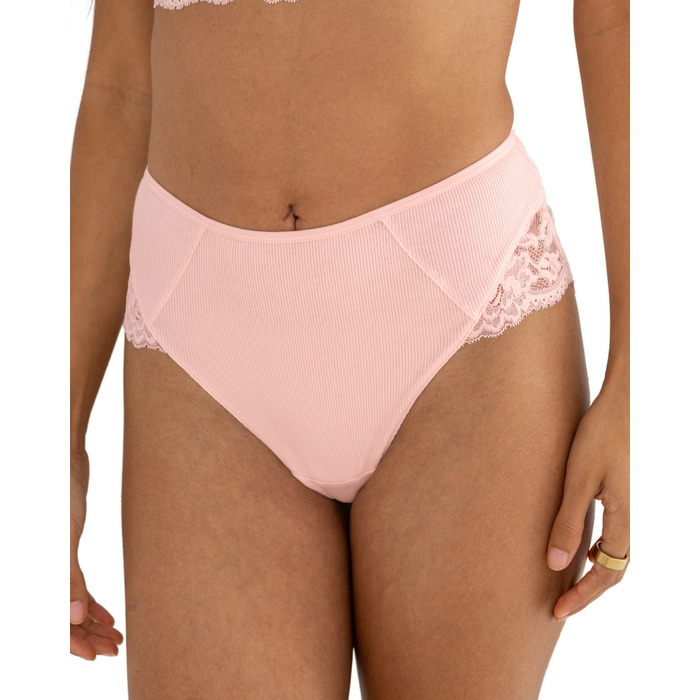 Pour Moi Love To Lounge Lace And Modal Midi Brief