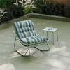 Porto Green Stripe Rocking Chair