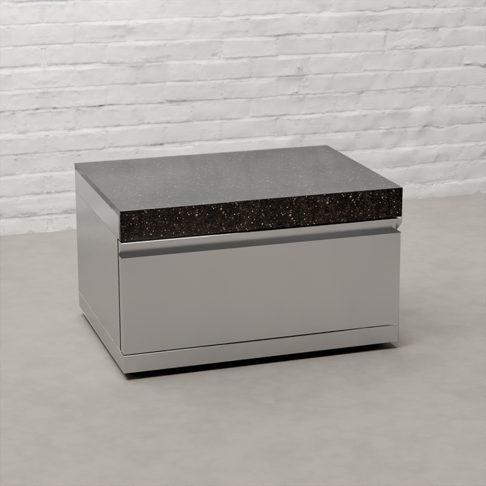 Draco Grills Stainless Steel Kamado Low Cabinet and Drawer with Granite Top 57cm