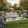 Bracken Outdoors Cadiz Aluminium and Rope Lounge Sofa Garden Furniture Set with Coffee Table, Mid January 2026
