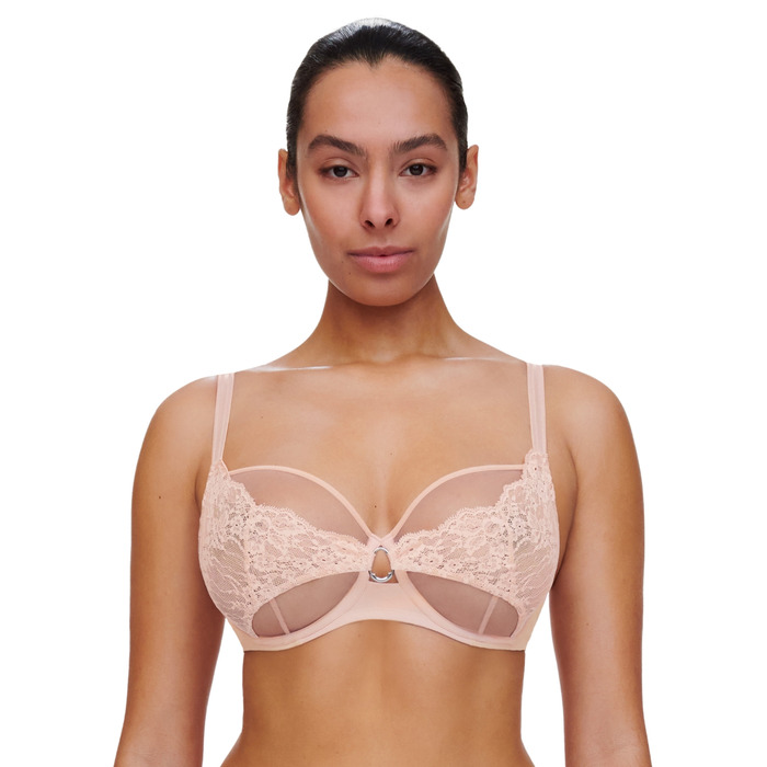 Chantelle Crush Covering Underwired Bra - Soft Pink - 44DD