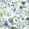 Catherine Lansfield Countryside Floral Wallpaper Blue Muriva 206543