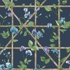 Trailing Floral Trellis Wallpaper Navy Blue Holden 14202