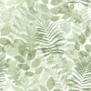 Catherine Lansfield Leaves Wallpaper Green Muriva 206552