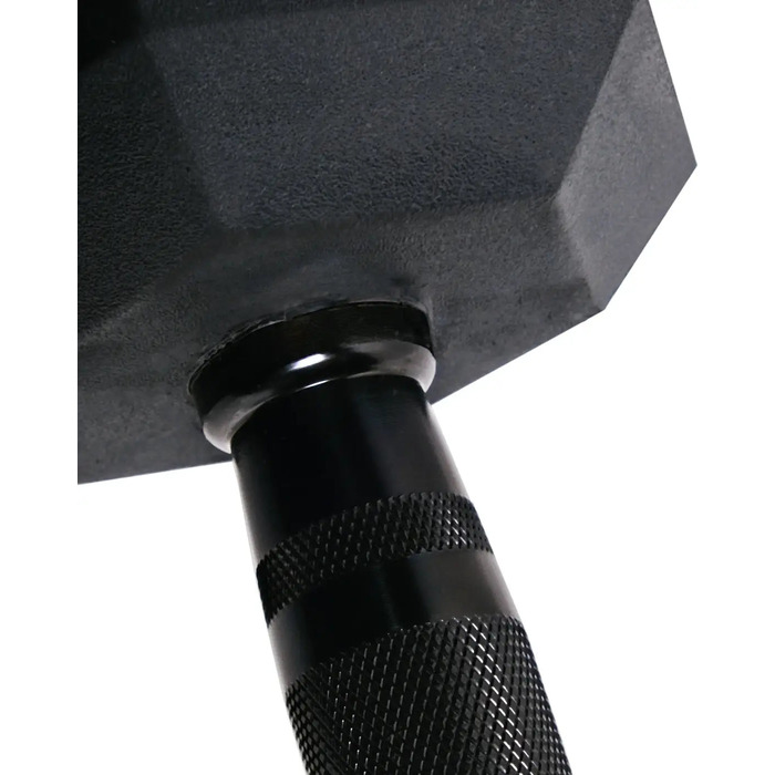 Gym Gear Rubber Hex Dumbbells (Black Handles)