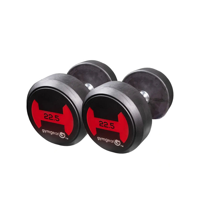 Gym Gear Rubber Dumbbells Pair's