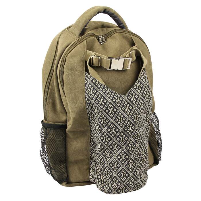 Yoga Mad Yoga Backpack in Blue Leaf