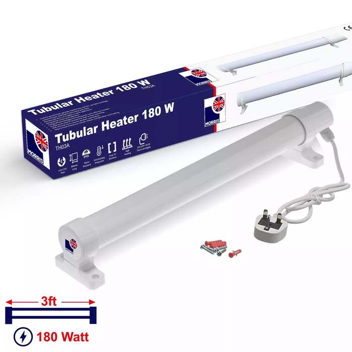 Morris Tubular Heater 3ft/180 Watts - ECO Heat Range
