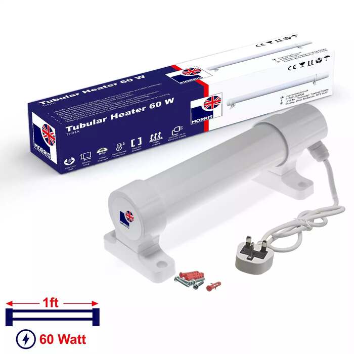Morris Tubular Heater 1ft/60 Watts - ECO Heat Range
