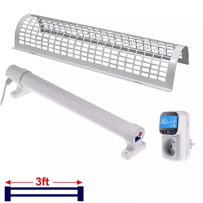 Morris 3ft Tube with a Guard and a Digital Thermostat
