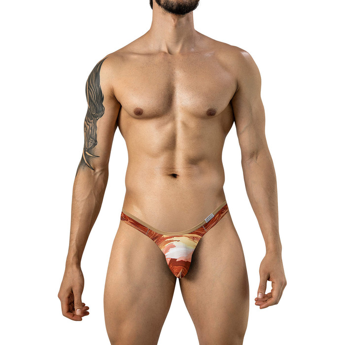 Clever Moda Kontrast Desert Thong