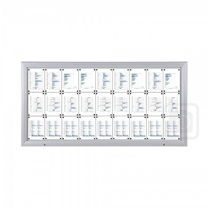 IP56 Outdoor Lockable Whiteboard