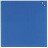 NAGA Magnetic Glass Noticeboard COBALT BLUE 45 x 45cm