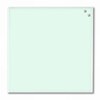 NAGA Magnetic Glass Noticeboard WHITE 45 x 45cm