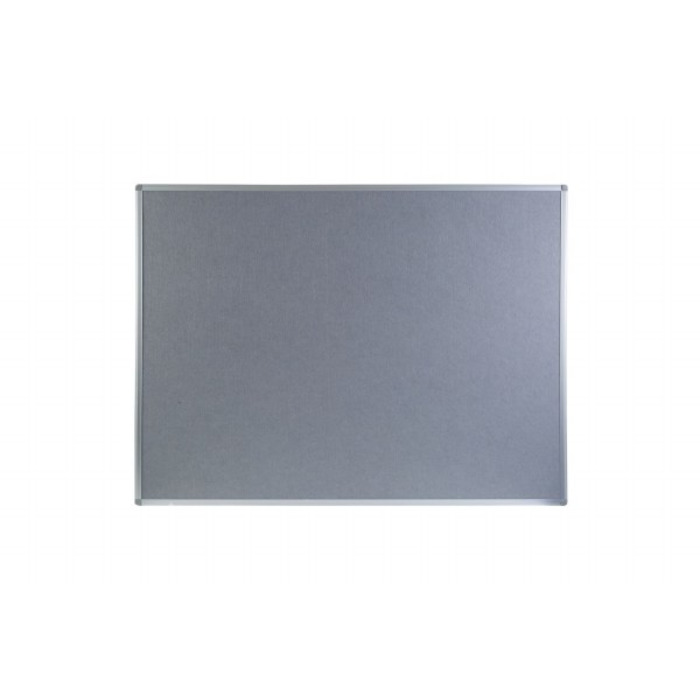 Boards Direct Felt Noticeboard Aluminium Frame 1200 x 900mm GREY