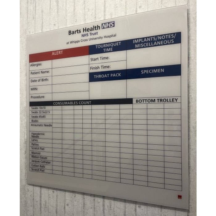 Casca Custom Personalised Glass Board