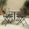 Garden Blue Mosaic 5 Piece Dining Set