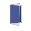 Internal Felt Tamperproof Noticeboard 1200x900mm Blue