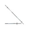 York 5’ Spindle Lock Solid Chrome Bar with Collars