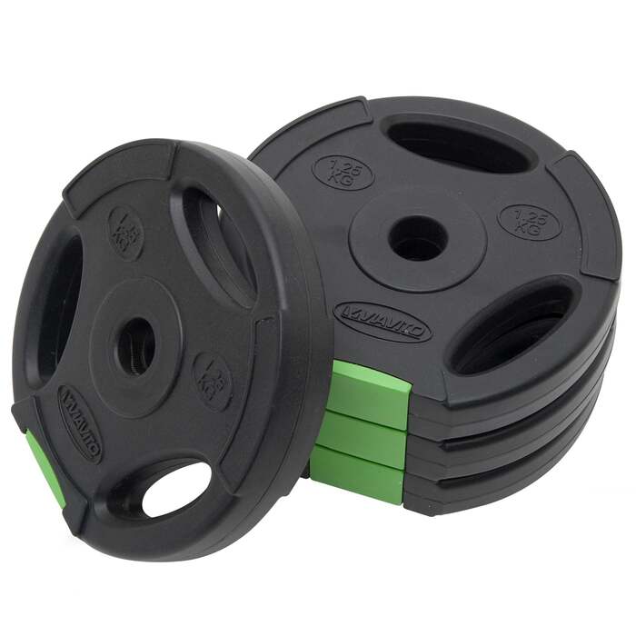 Viavito Tri Grip Vinyl Standard Weight Plates