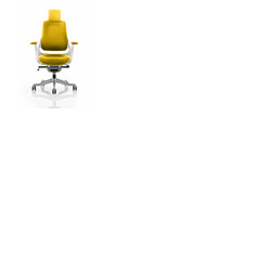 Zure Executive Chair Senna Yelllow Fabric
