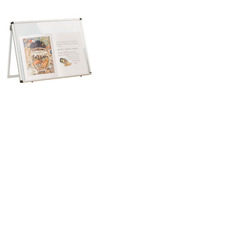 Schoolmate Desktop Easel Whiteboard Silver Aluminium Frame
