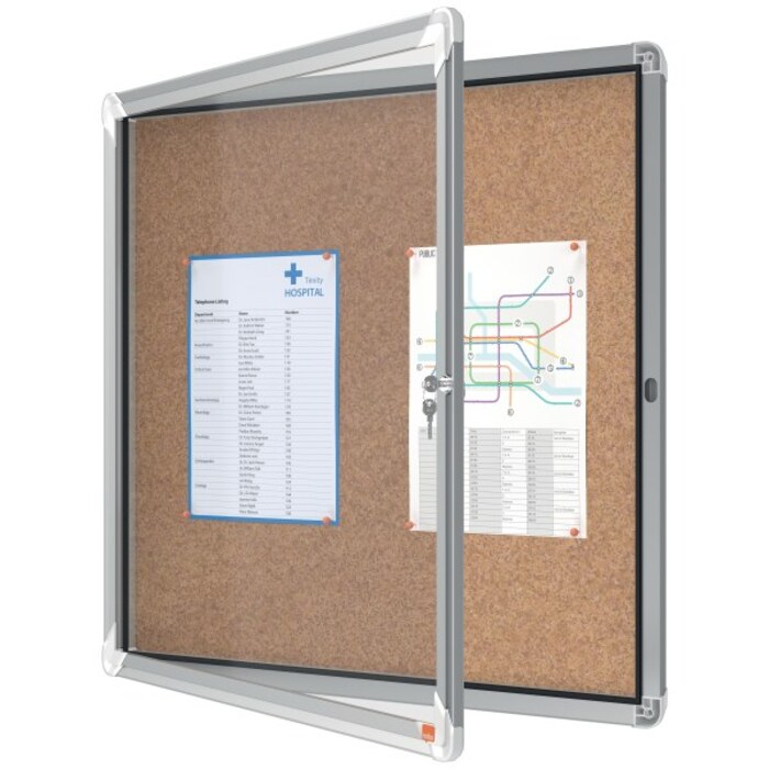 Nobo 1902561 Premium Plus Lockable Noticeboards