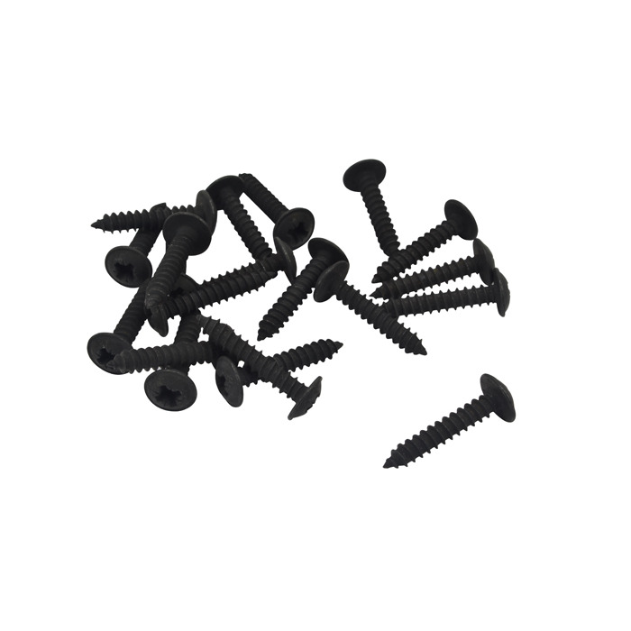 Black Chipboard Screws 20x3. 5mm Pack of 20