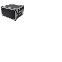 19" 6U Rack Flight Case 350mm Deep with Strong Ply Construction & Removable Lids
