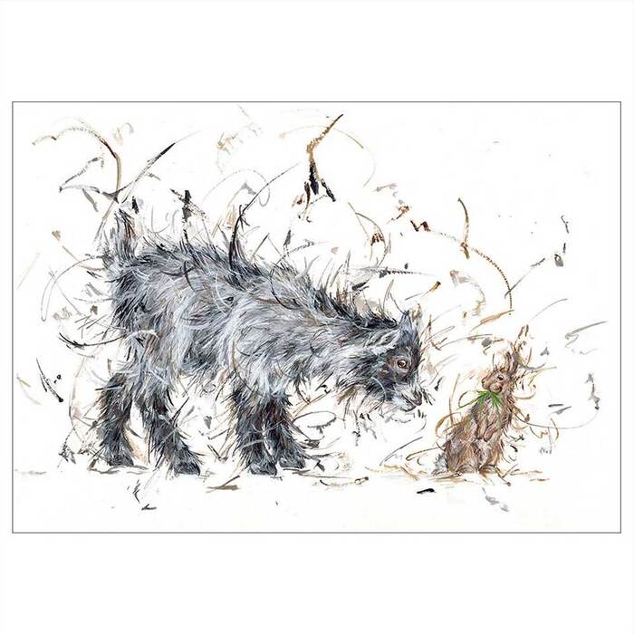 Aaminah Snowdon Nosy Parker Mounted Print