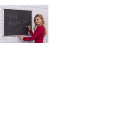 Chalk Writing Board, Aluminium frame 1500 x 1200mm