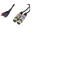 Dual Phono RCA To XLR Female