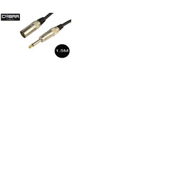 Cobra 1/4" Mono Jack to Male XLR Leads
