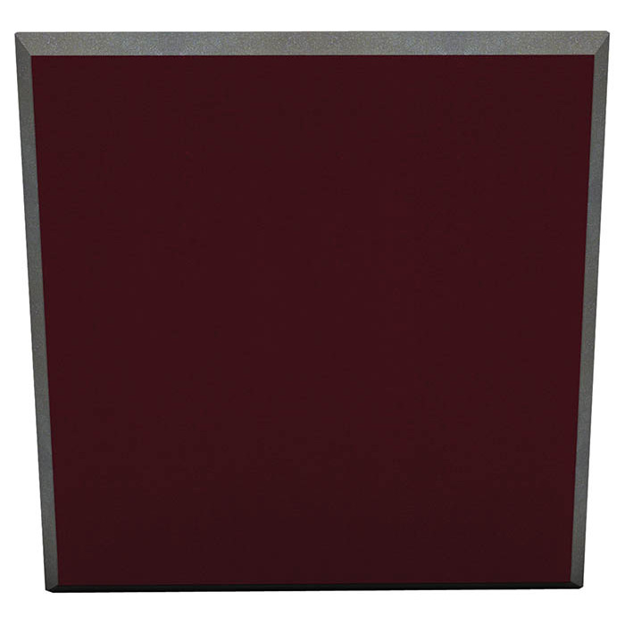 Fabric Faced Soundproofing Tile Burgundy Pack of 6