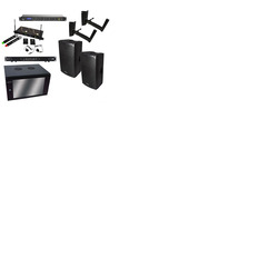 School PA System for Installation Inc; 2 Speakers and Radio Microphones
