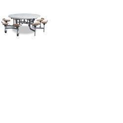 8 Seat Primo Round Mobile Folding Table