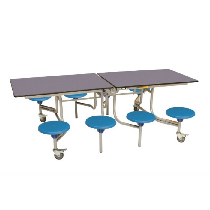 8 Seat Rectangular Mobile Folding Table