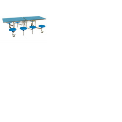 8 Seat Rectangular Mobile Folding Table
