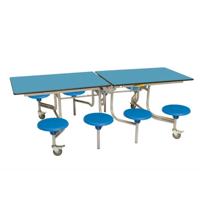 8 Seat Rectangular Mobile Folding Table
